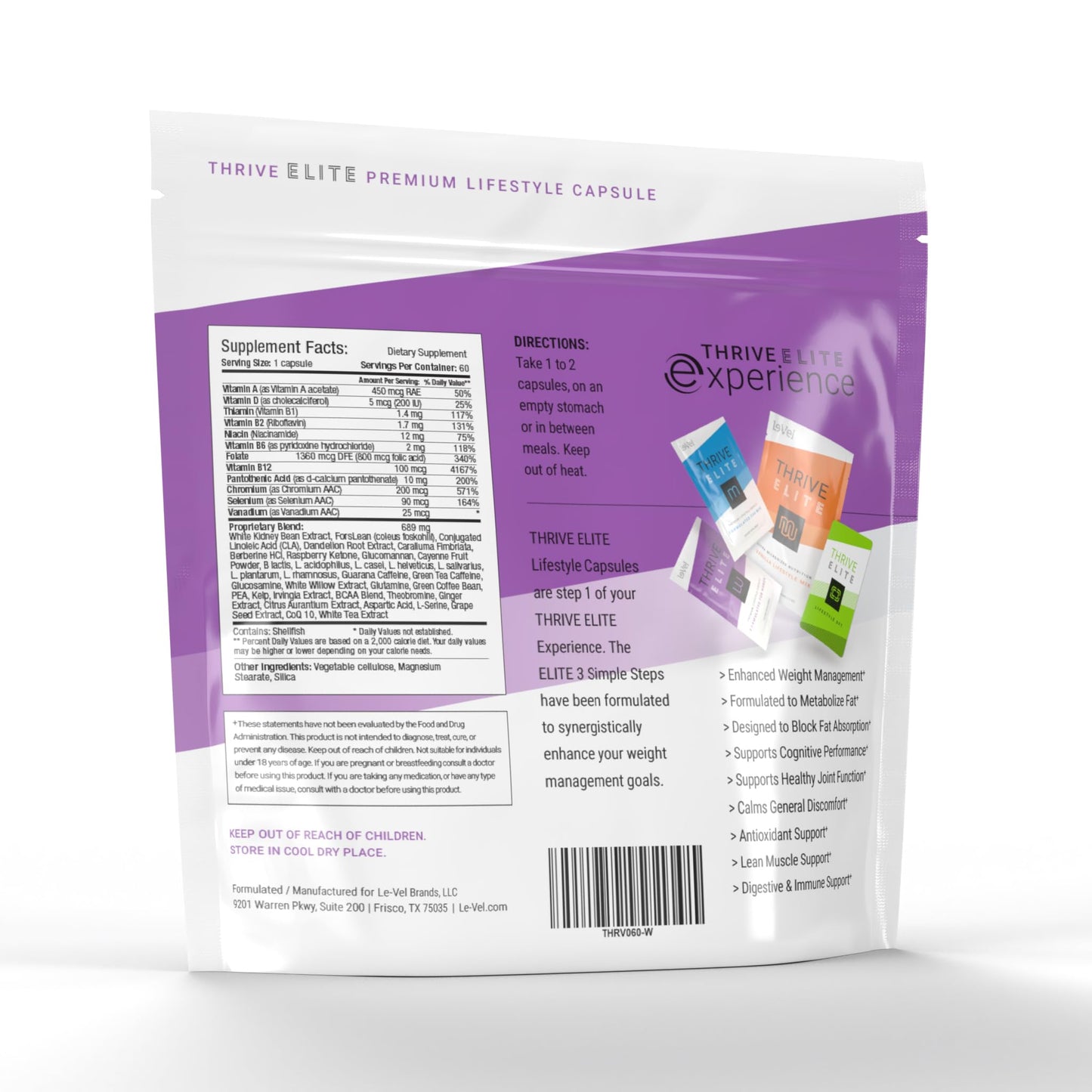 Le-Vel Thrive Elite Premium Lifestyle Capsule for Women | Womens Multivitamin Supplemen Le-VelUS supplements