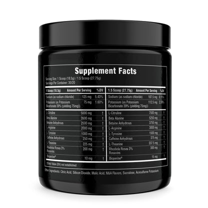 Uncaged Extreme Pre-Workout Powder - Extreme Energy, Focus, Nitric Oxide & Muscle ALPHA WOLFUS supplements