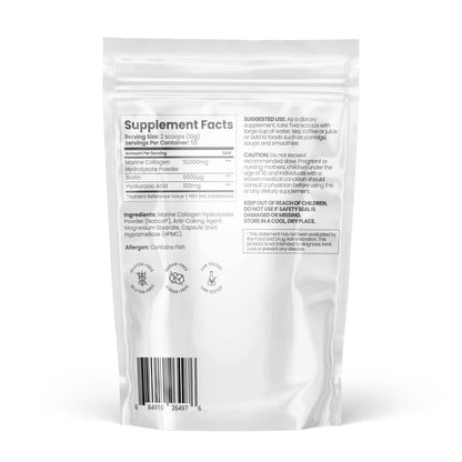 Collagen Powder for Women with Added Biotin and Hyaluronic Acid, Colageno for Women LidoqueUS supplements