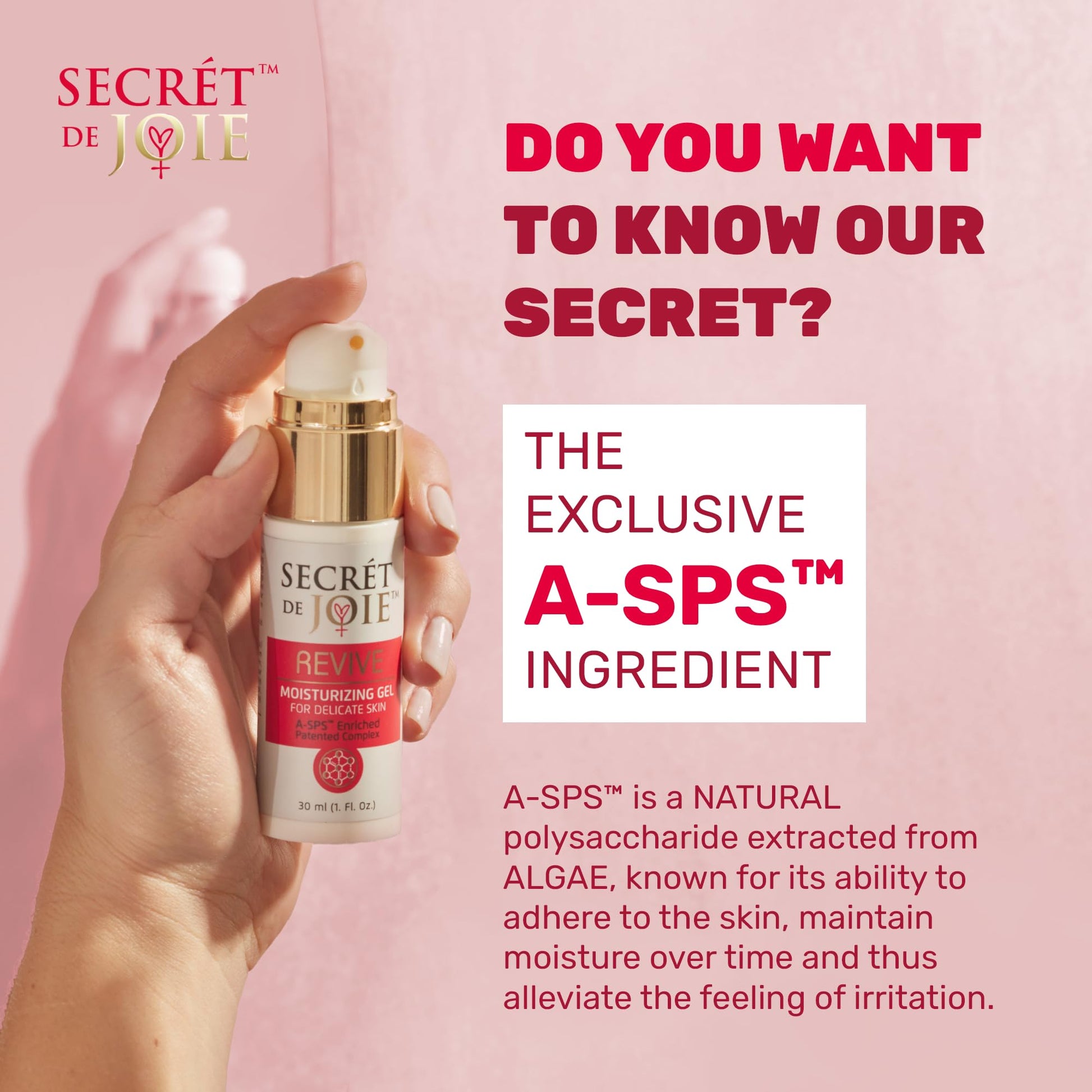 SECRET DE JOIE REVIVE Vaginal Moisturizer for Women - Long-Lasting Dryness & Discomfort Relief SECRET DE JOIEAu supplements