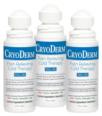 Cryoderm Roll-On 3-Pack, 3 Fl Oz (Pack of 3) CryoDermAu supplements