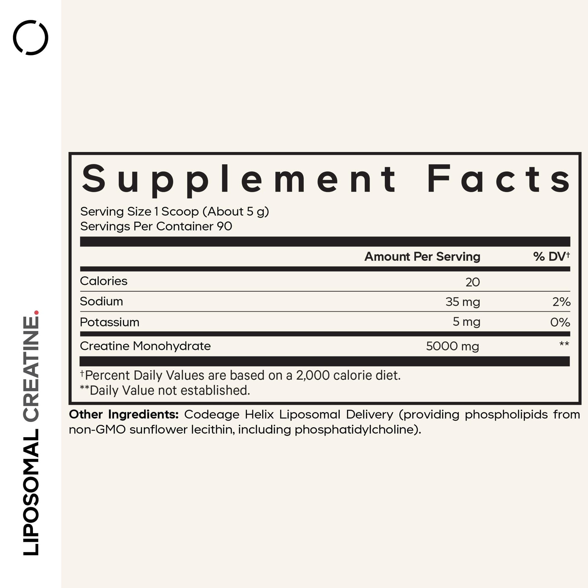 Codeage Liposomal Creatine Powder Supplement - 3-Month Supply - 5000mg Creatine Monohydrate Pre Workout & Post Workouts - Unflavored Creatine, Pure Creatine Powder, Creatinine for Sports - 90 Servings CodeageAu supplements