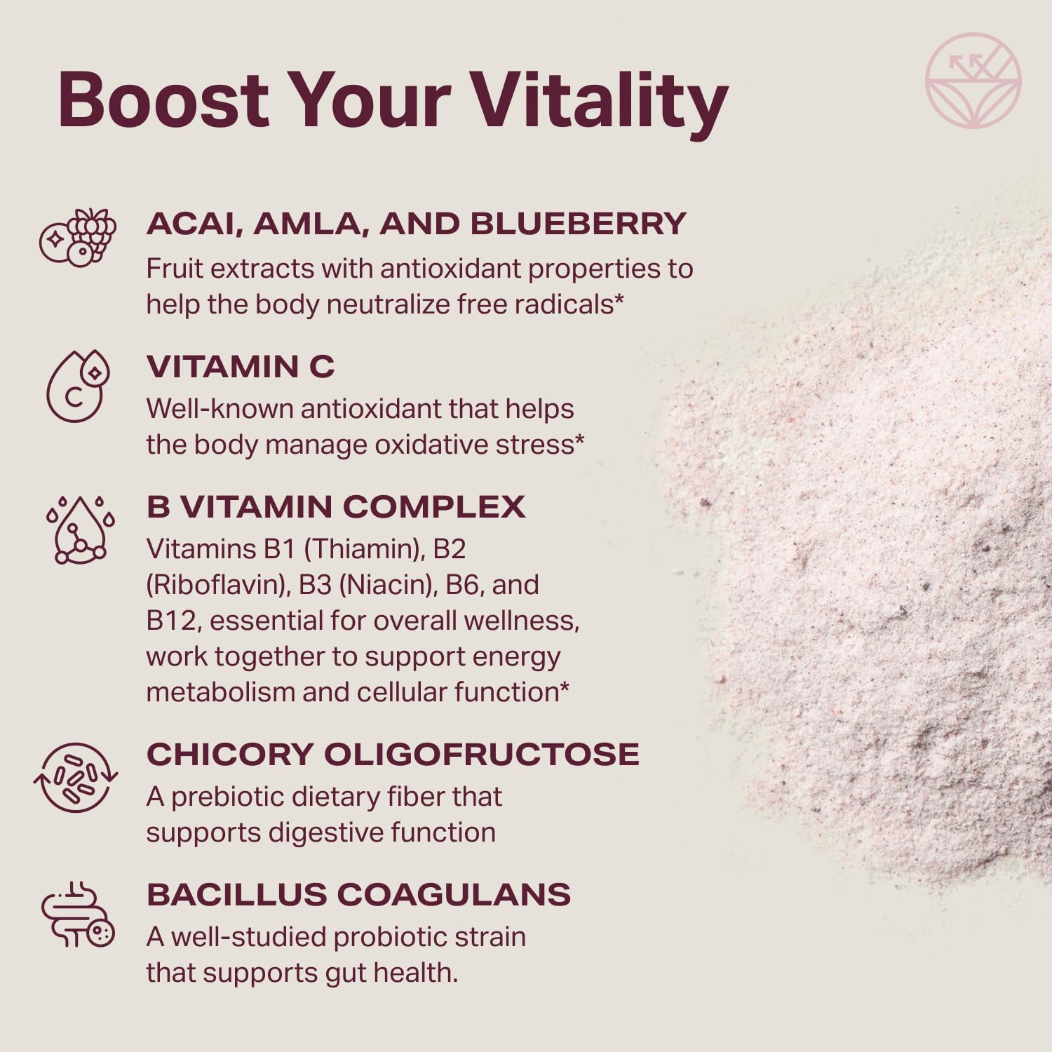 Proper, The Purples Nutrient-Dense Superfood Powder - Antioxidant Supplement and Cellular Support – Acai, Amla, Blueberry, Vitamin C, B Vitamins & More - Enhanced with Prebiotic Fiber & Probiotics ProperAu supplements