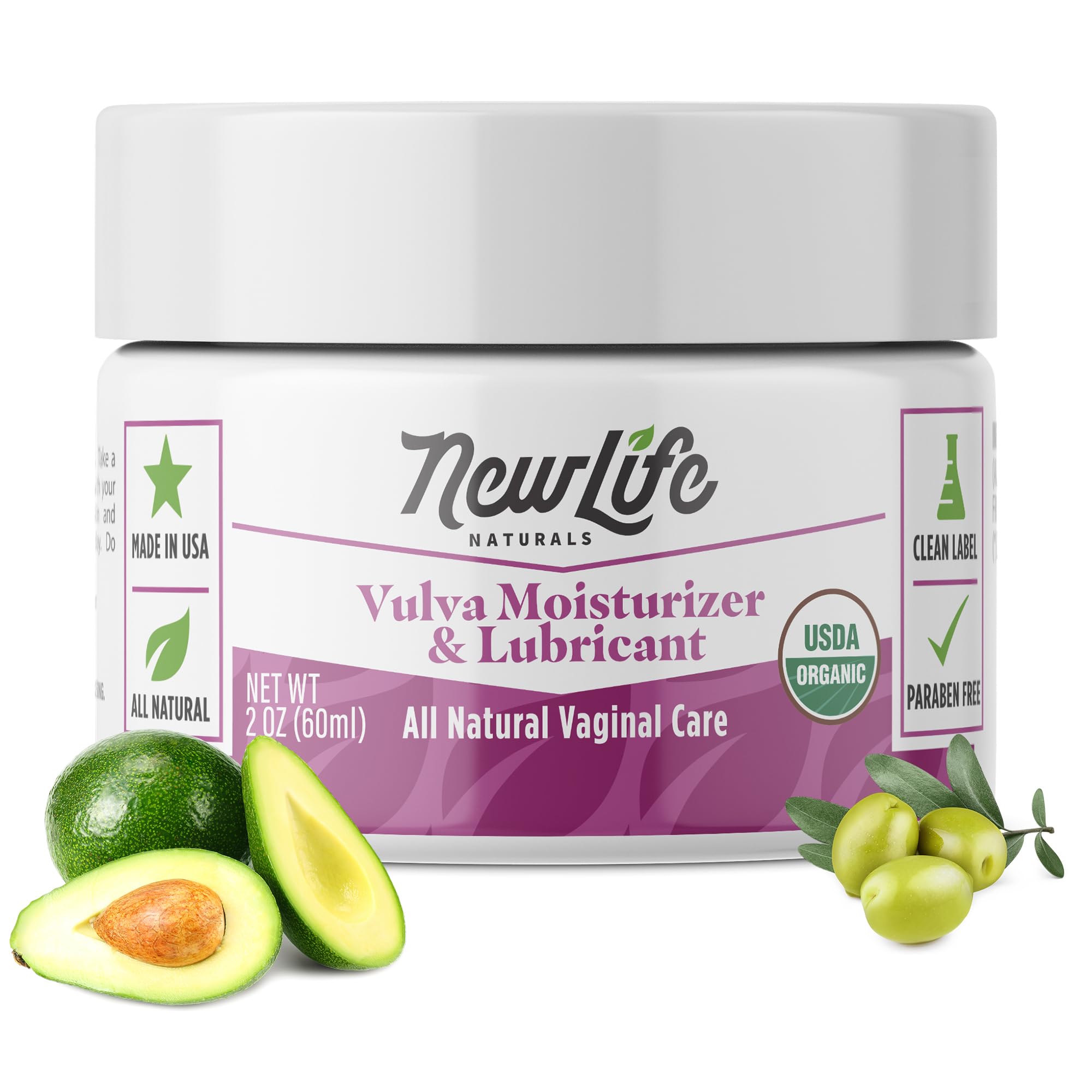 NewLife Naturals Organic Vulva Cream - Vaginal Moisturizer - Intimate Feminine Care NewLife NaturalsAu supplements