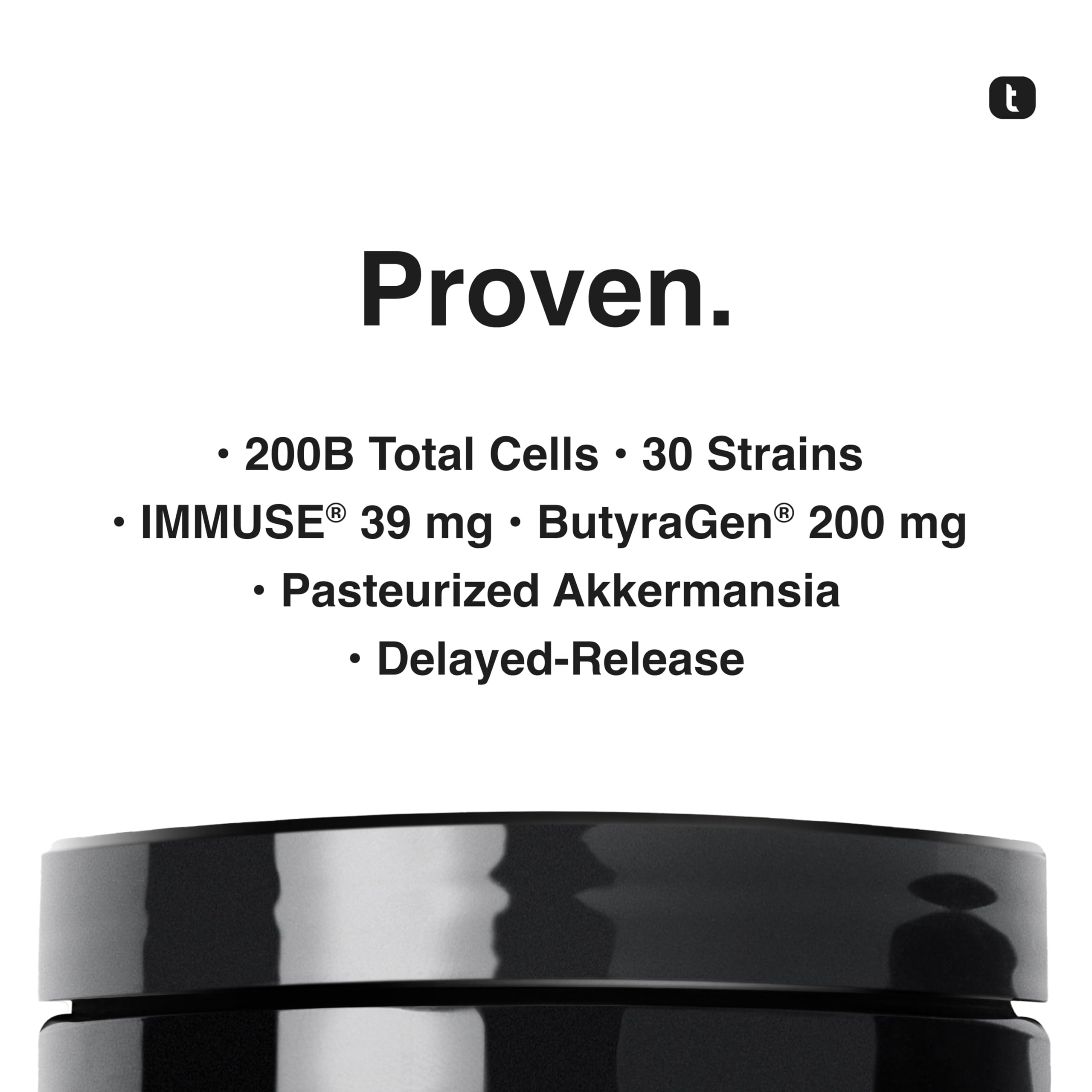Toniiq Prebiotics and Probiotics – 200B TFU with Postbiotics IMMUSE® & ButyraGen® – 30 Strains – Shelf-Stable Synbiotic Formula – Third-Party Tested – 60 Capsules ToniiqAu supplements