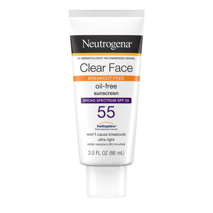 Neutrogena Clear Face Liquid Lotion Sunscreen for Acne-Prone Skin NeutrogenaUS supplements