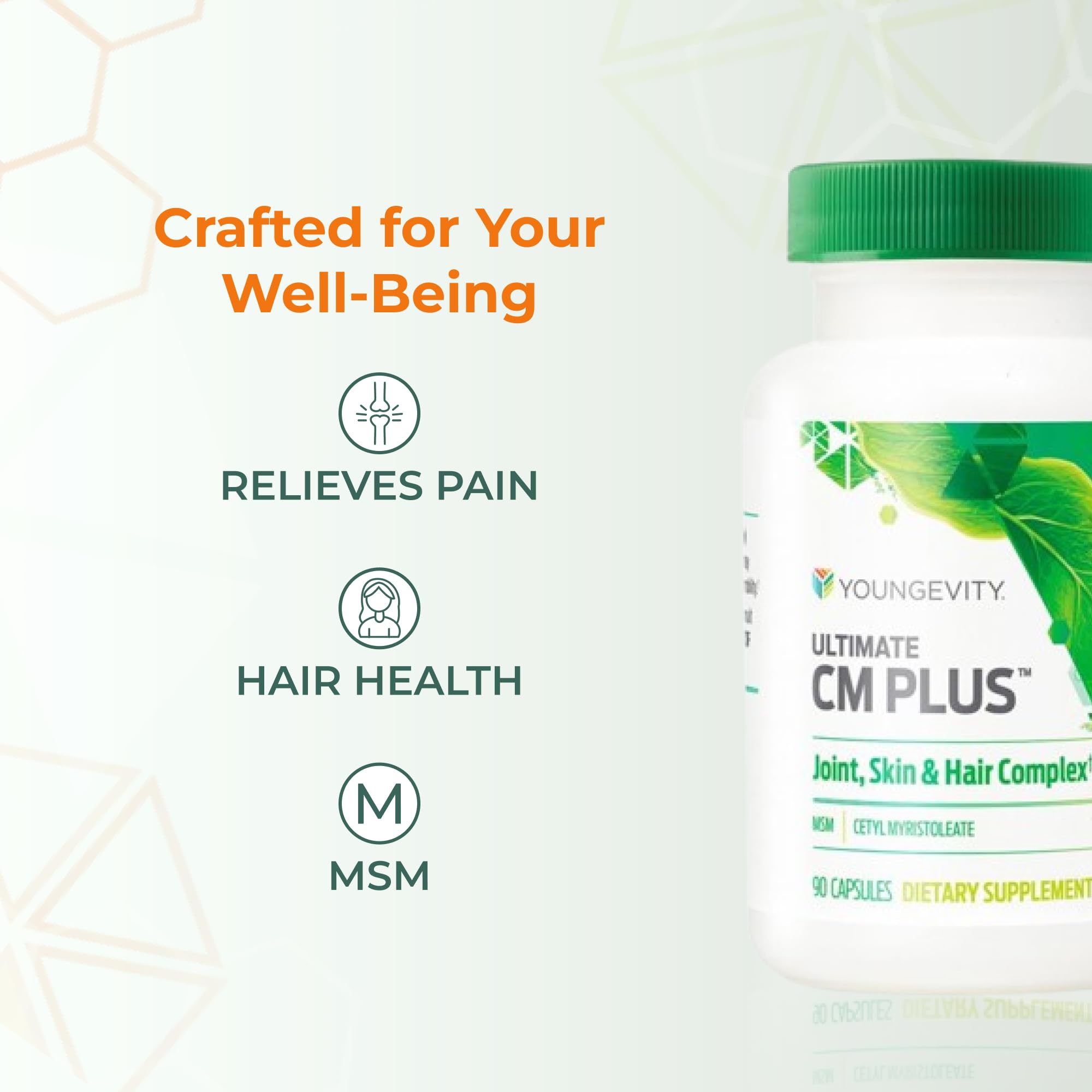 Youngevity Ultimate CM Plus™ - Patented Bone Health Supplement MSM & Cetyl Myristoleate - Muscle and Bone Health Complex - (90 Capsules) YoungevityAu supplements