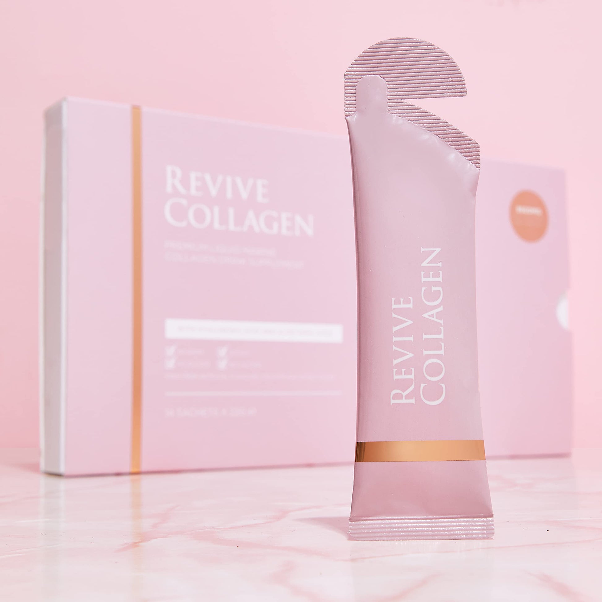 Revive Collagen Premium 8,500mg Hydrolysed Marine Collagen Drink with Added Hyaluronic Acid & Aloe Vera Revive CollagenAu supplements