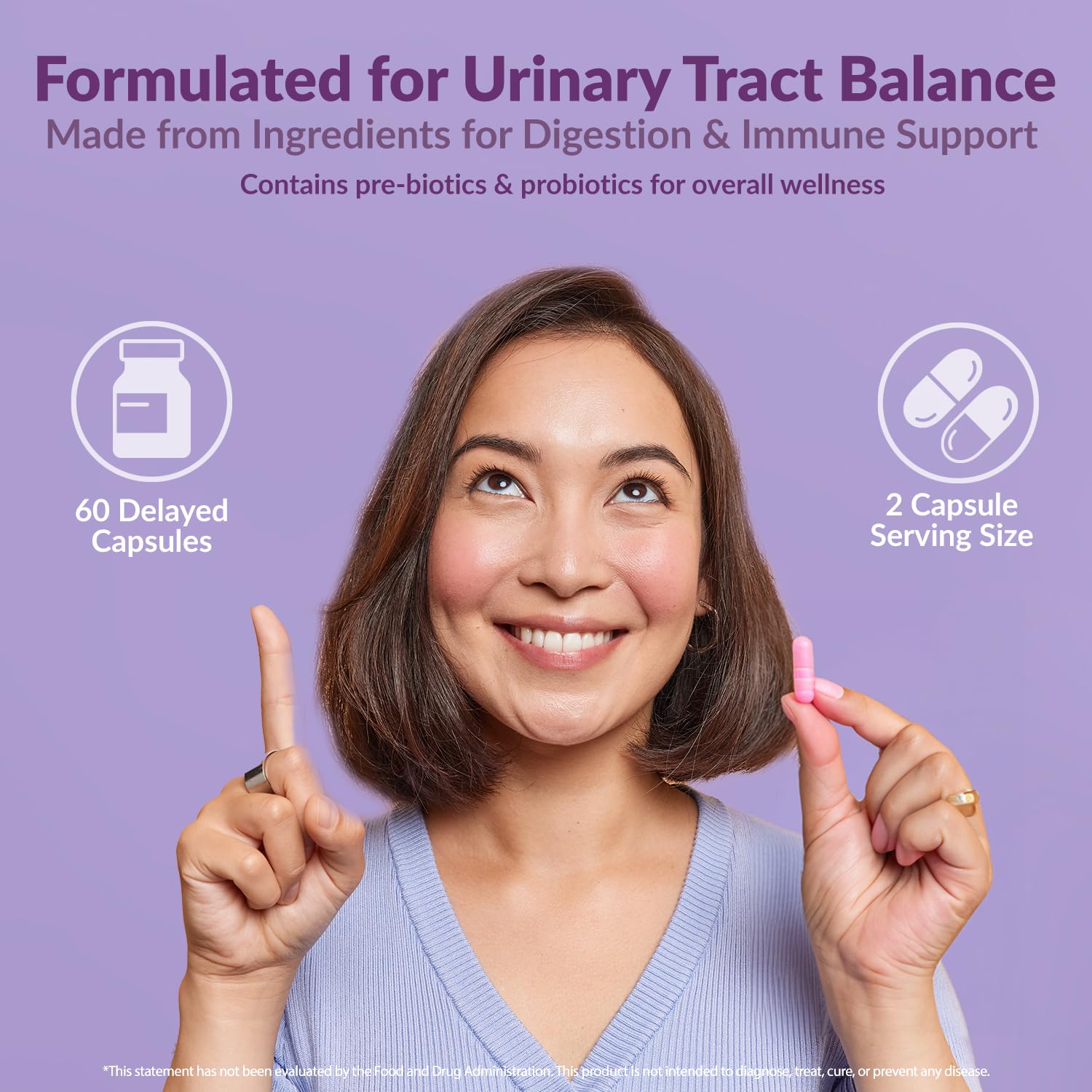 Complete Vaginal Probiotics for Women - w/Added Cranberry, D-mannose to Promote Intimate RoseAu supplements