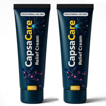 CapsaCare Neuropathy Relief Cream - with Capsaicin & Arnica, Menthol for Muscle & Joint Comfort, Fast Absorbing Formula for Feet, Hands, Legs, and Waist (2Pcs) MCArthurAu supplements