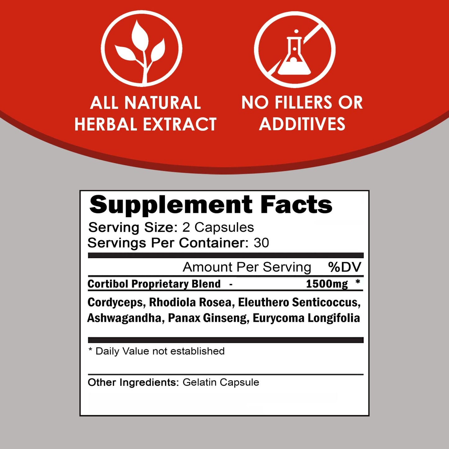 VH Nutrition CORTIBOL | Cortisol Manager* Supplement | Maximum Strength Adrenal VH NutritionUS supplements