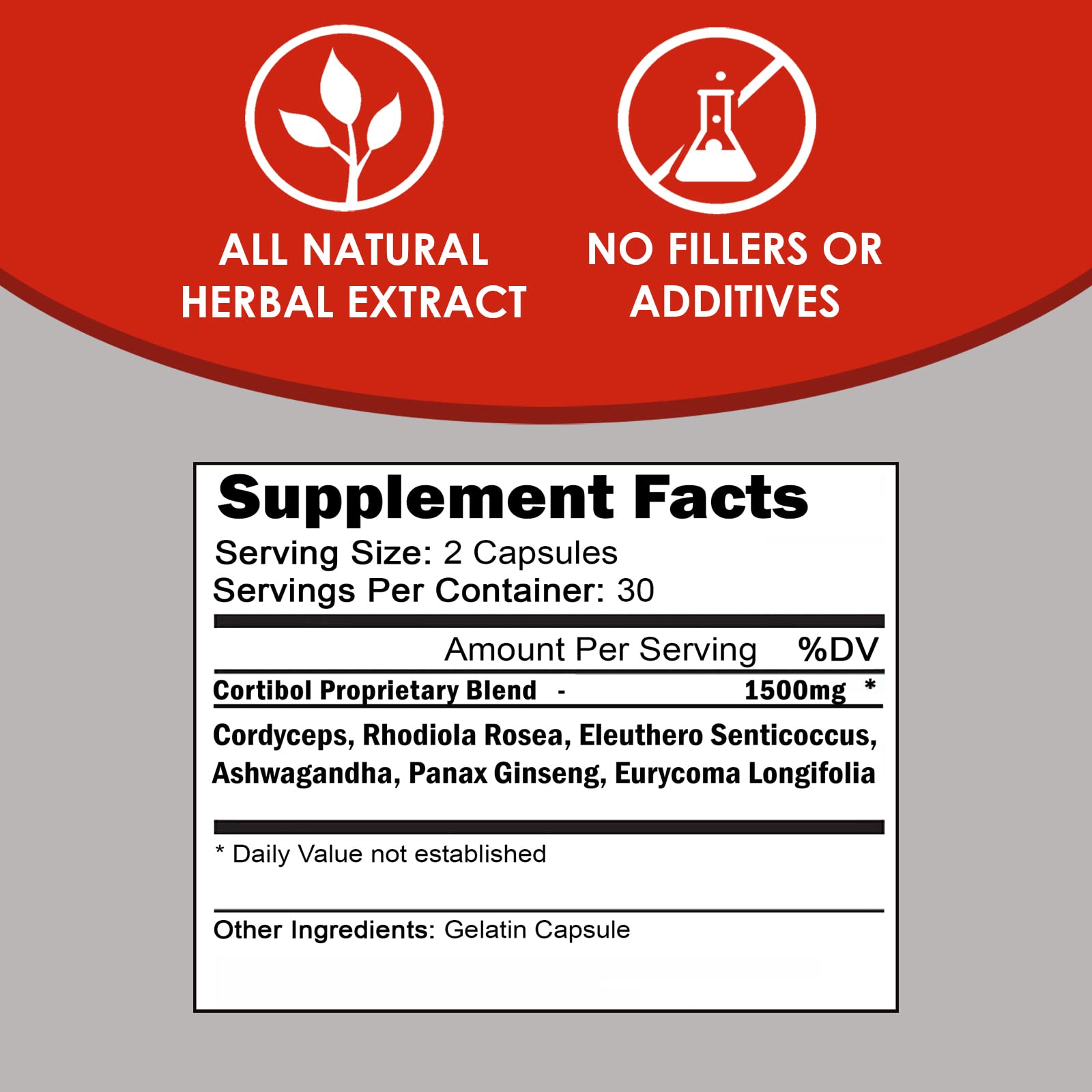 VH Nutrition CORTIBOL | Cortisol Manager* Supplement | Maximum Strength Adrenal VH NutritionUS supplements