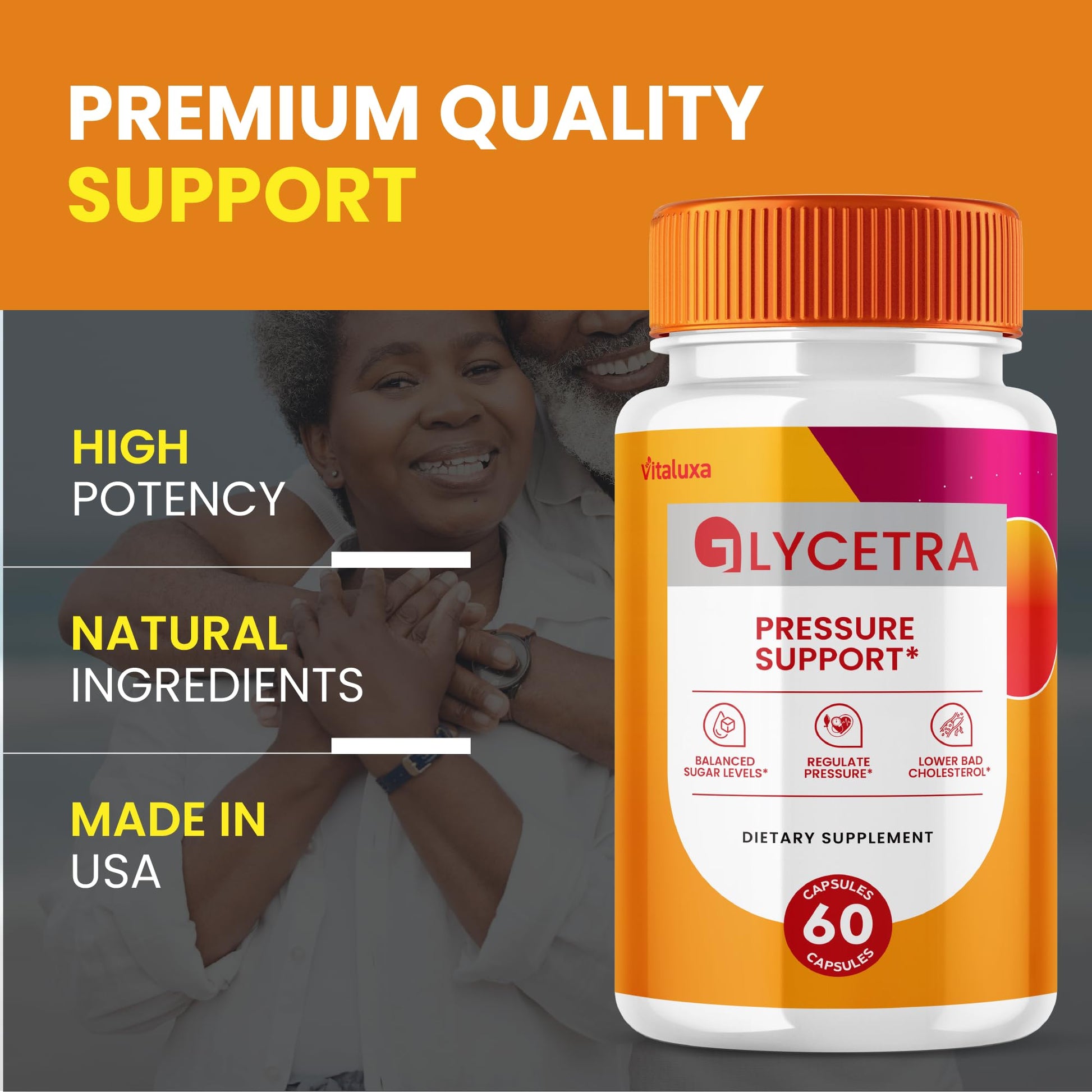 (2 Pack) Glycetra Capsules, Glycetra Blood Support Supplement Advanced Formula Premium Blend All Natural Balance Flow, Glicetra Pills Maximum Strength Glycogen Support Health Wellness Review (120 Ct) VitaluxaAu supplements