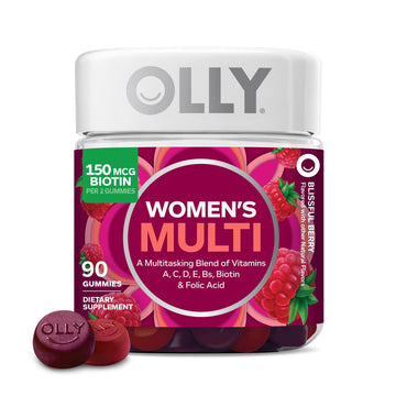OLLY Women's Multivitamin Gummy, Vitamins A, D, C, E, Biotin, Folic Acid, Adult Chewable Vitamin, Berry Flavor OLLYAu supplements