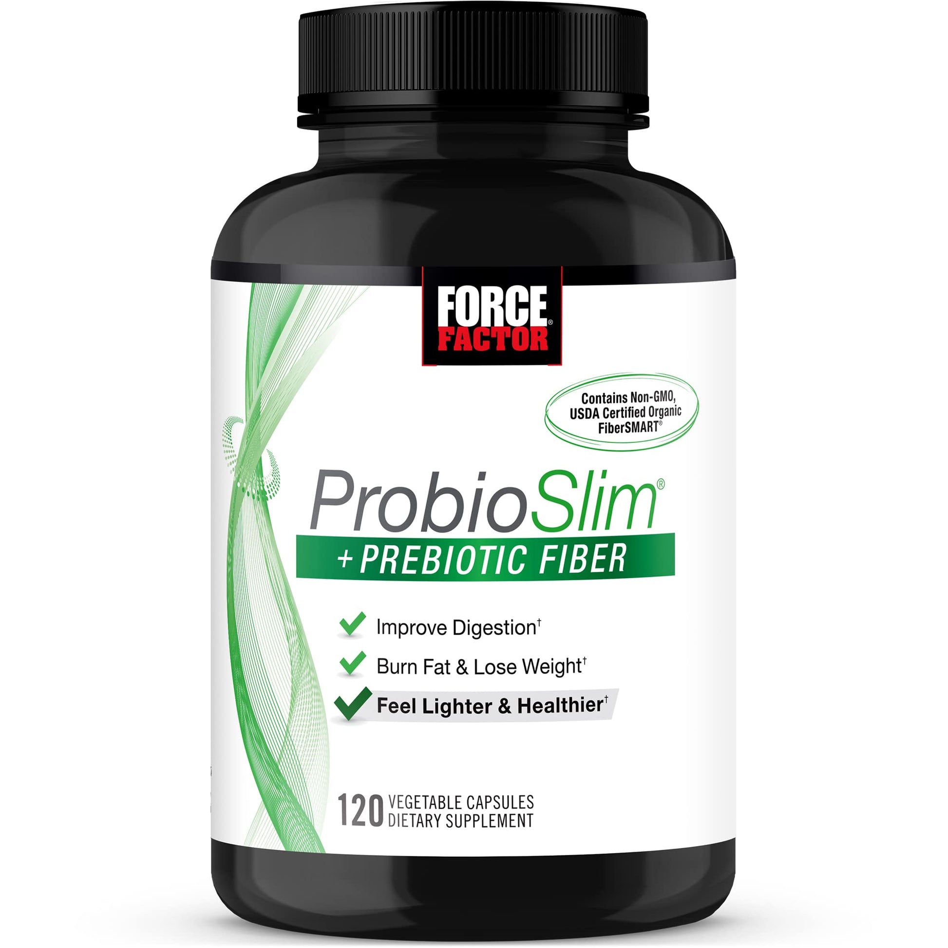 Force Factor ProbioSlim + Prebiotic Fiber Weight Loss Supplement for Women and Men Force FactorUS supplements