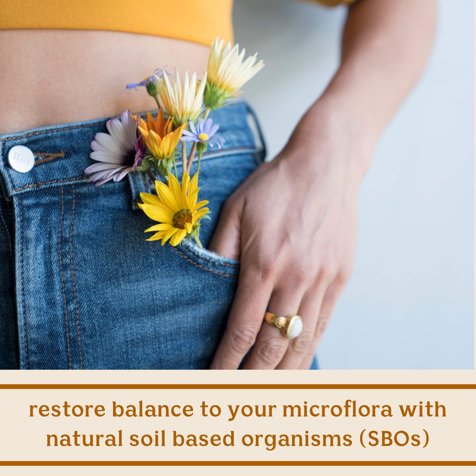 Feel Good SBO Probiotics — Soil Based Organisms (SBOs), Prebiotics, Postbiotics, Humic Acid, Shilajit, Chaga & Turkey Tail Mushroom for Digestion — Solluna by Kimberly Snyder (60CT) Vegan & Non-GMO Solluna by Kimberly SnyderAu supplements
