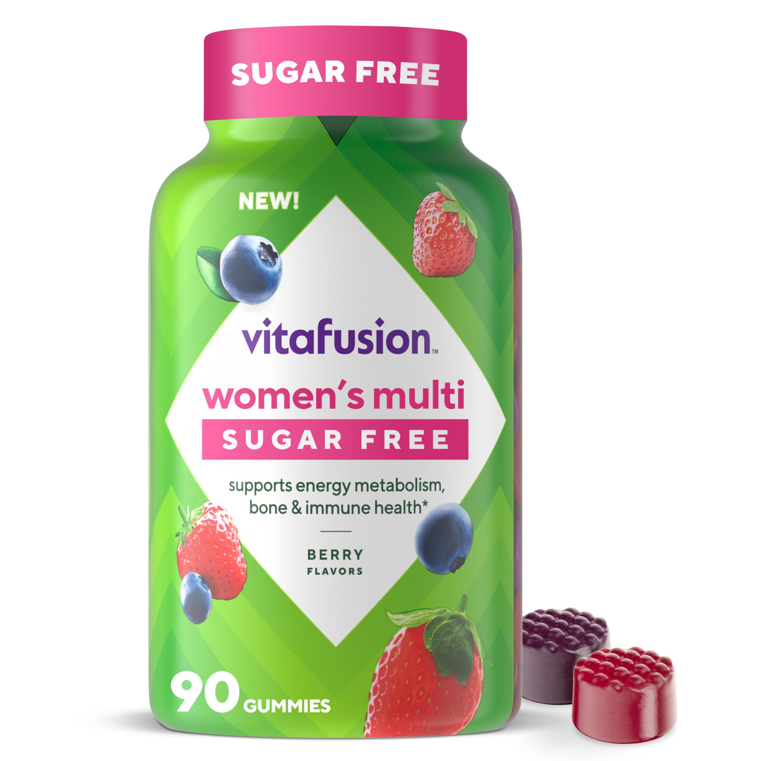 Vitafusion Women’s Sugar Free Daily Multivitamin Supplement, Keto Diet Friendly Adult Gummy Vitamin for Energy VitafusionAu supplements
