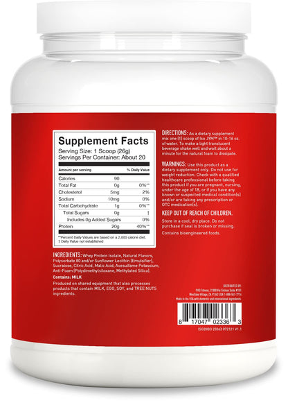 ISO JYM 20 Servings - Bombsicle JYM Supplement ScienceUS supplements