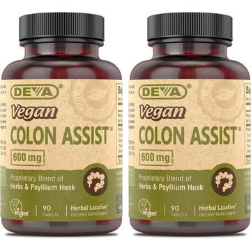 DEVA Vegan Colon Assist 90 Tabs (Pack of 2) DEVAAu supplements