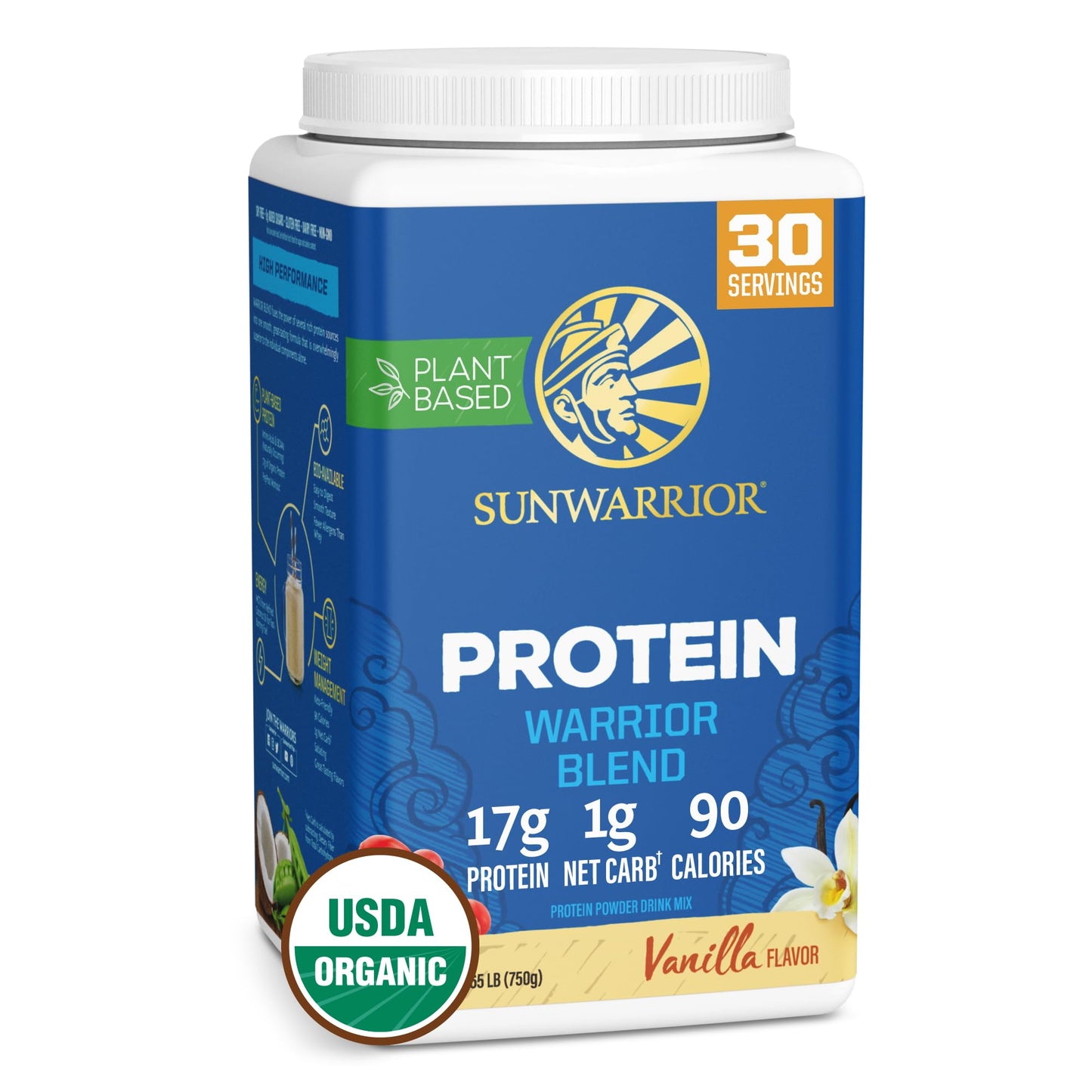 Sunwarrior Vegan Protein Powder Organic Plant-Based Protein | BCAA Amino Acids Hemp Seed Plant Protein | Soy Free Dairy Free Gluten Free Synthetic Free Non-GMO SunwarriorUS supplements