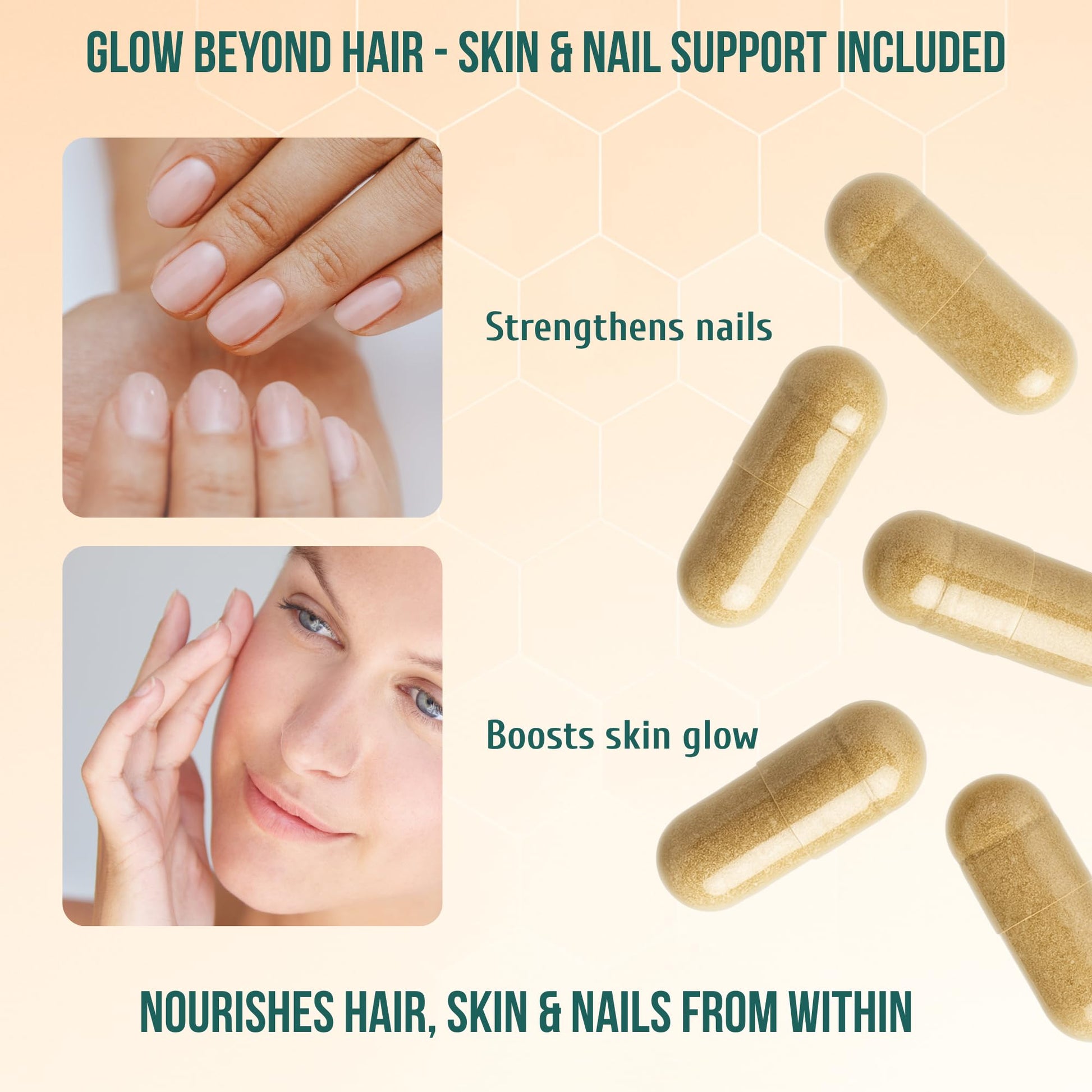 Project Anti-Aging Menopause Hair Don’t Care – Hair Growth Vitamins for Women 40+ to Support Thinning, Volume, Skin & Nails – Nutrient-Rich Supplement for Stronger, Fuller – Visible Results Project Anti-AgingAu supplements