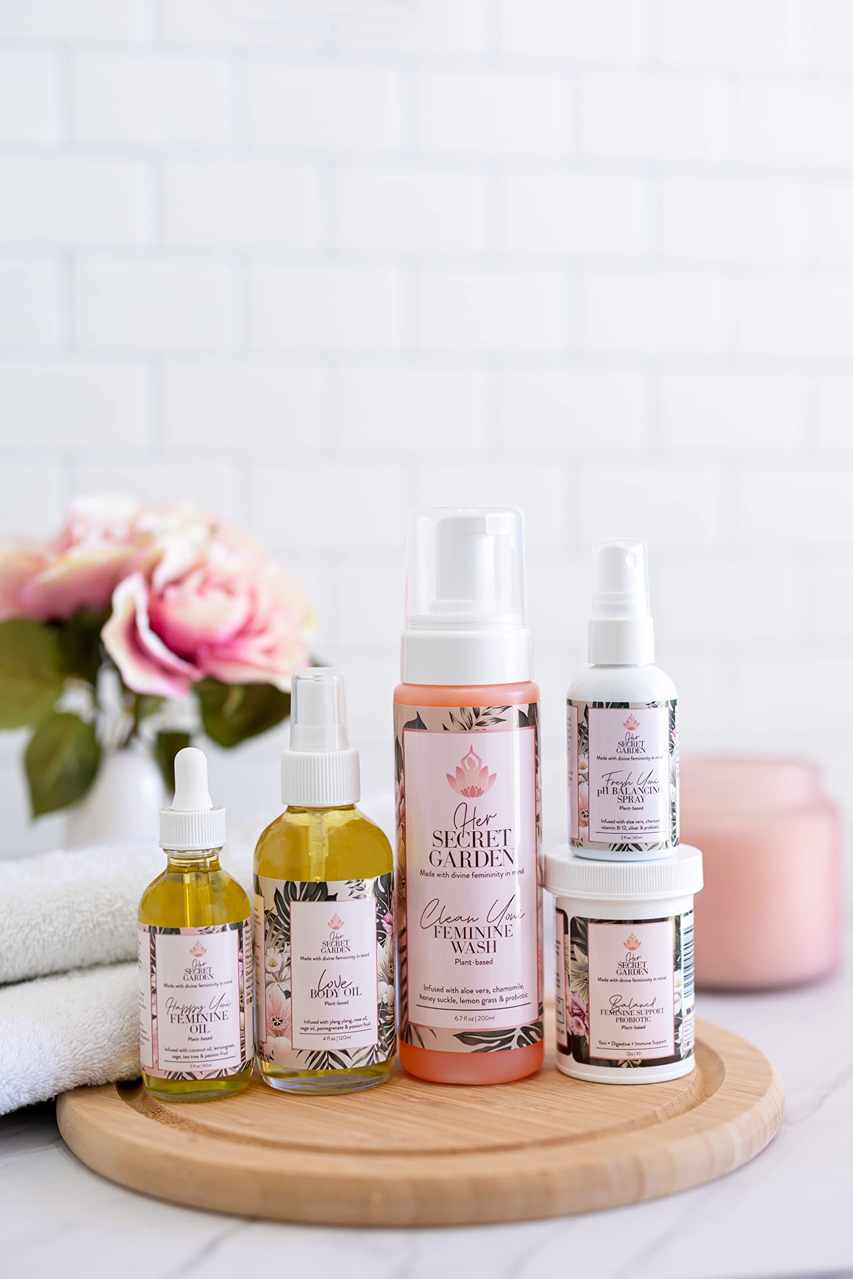 Her SECRET GARDEN Fresh Yoni - Feminine Spray 2oz, plant-based soothing mist all natural Her SECRET GARDENAu supplements