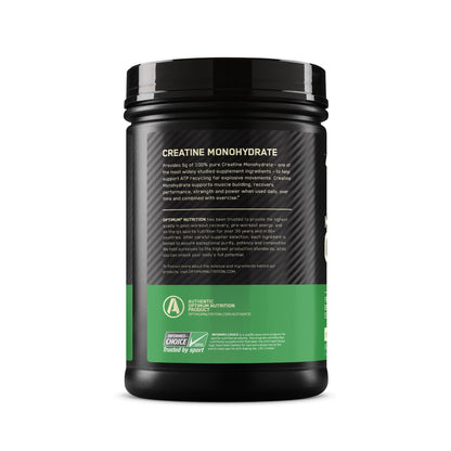 Optimum Nutrition Micronized Creatine Monohydrate Powder, Unflavored, Keto Friendly Optimum NutritionUS supplements