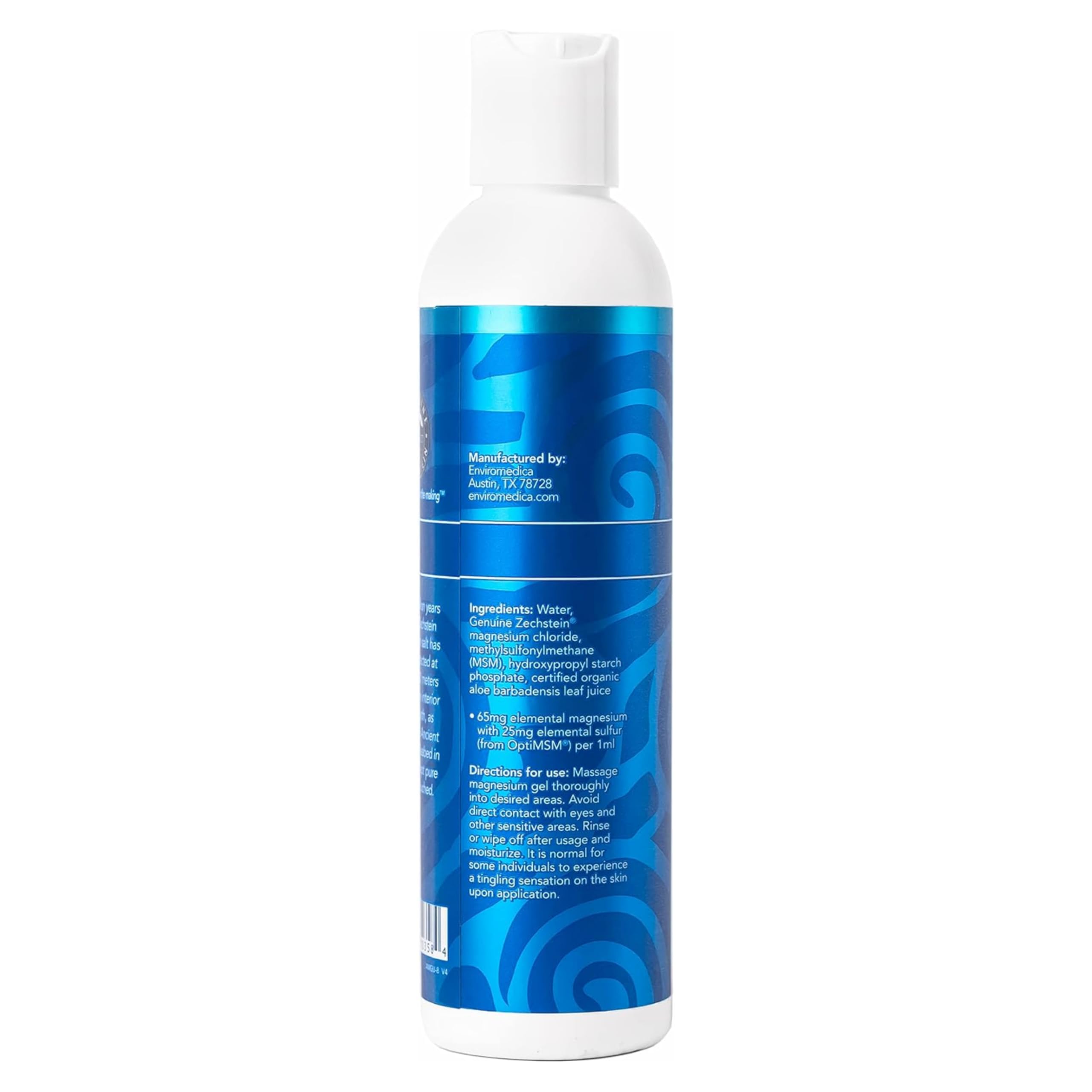 Ancient Minerals Magnesium Gel Ultra with OptiMSM and Aloe Vera - Topical Magnesium Gel Formula with MSM Best Used for Massage and Topical Application (8oz) Aus HealthcareAu supplements