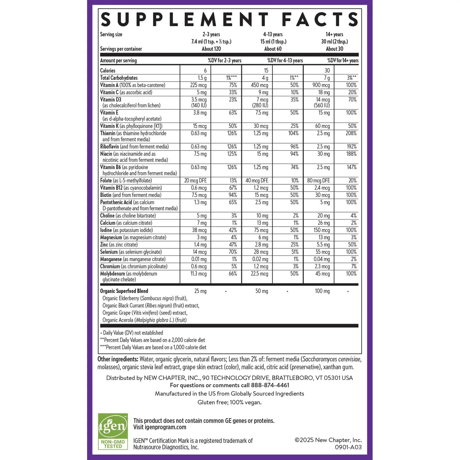 New Chapter Liquid Multivitamin + Mineral Supplement for Whole-Body Benefits, 100% Delicious Multivitamin for Adults New ChapterAu supplements
