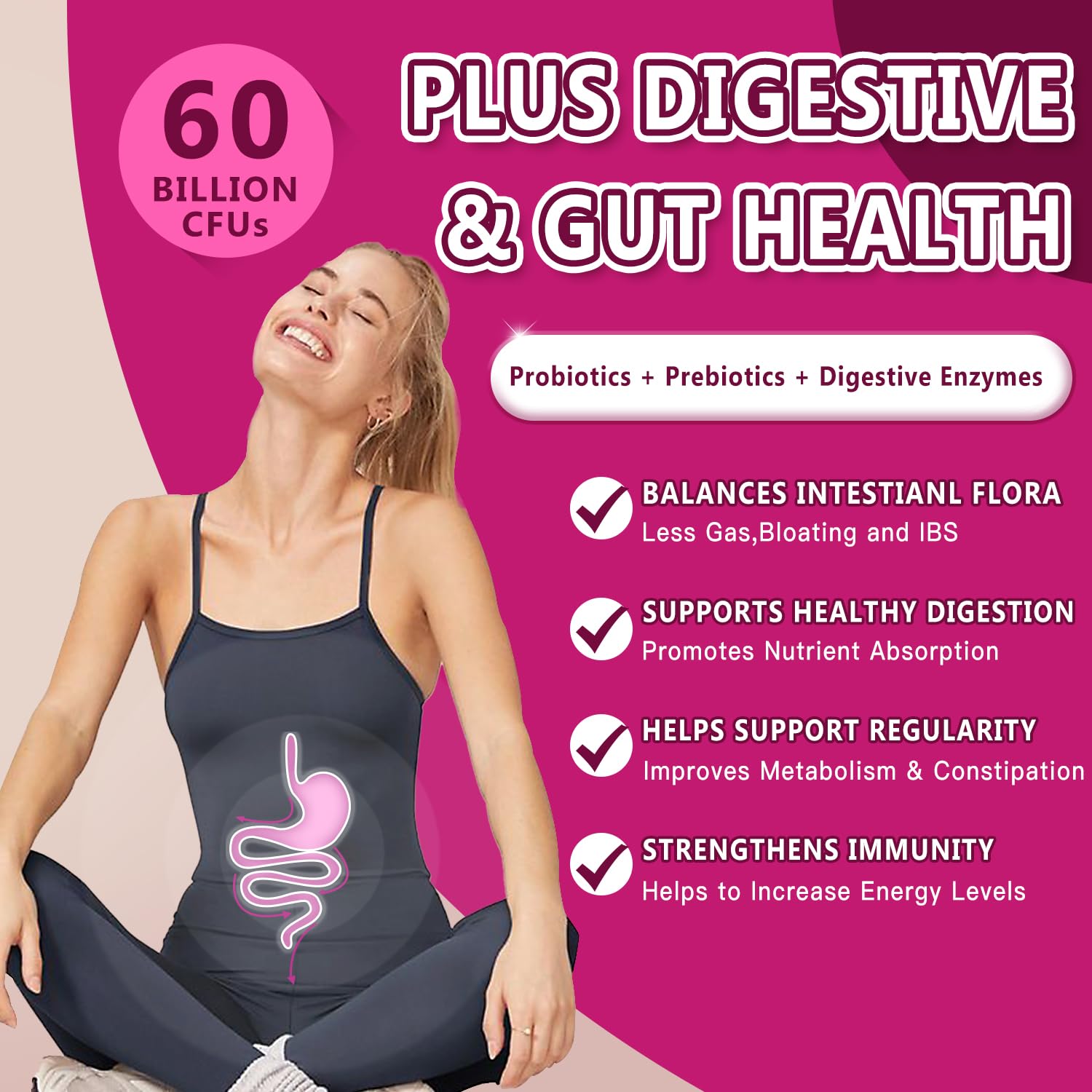NATURE TARGET Probiotics for Women Urinary Tract Health with D Mannose & Cranberry - 60 Billion CFUs Vaginal Probiotics for Digestive Health, UTI & PH Balance with Prebiotics - 90 Capsules NATURE TARGETAu supplements