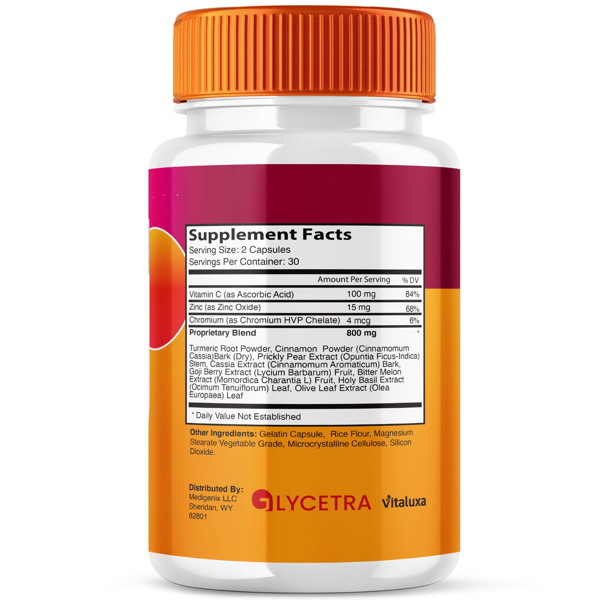 (2 Pack) Glycetra Capsules, Glycetra Blood Support Supplement Advanced Formula Premium Blend All Natural Balance Flow, Glicetra Pills Maximum Strength Glycogen Support Health Wellness Review (120 Ct) VitaluxaAu supplements