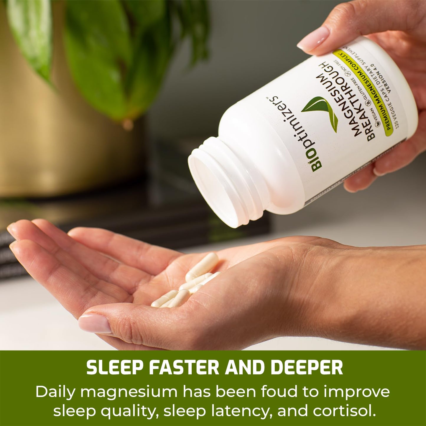Magnesium Breakthrough Supplement 4.0 - Has 7 Forms of Magnesium: Glycinate, Malate BiOptimizersUS supplements