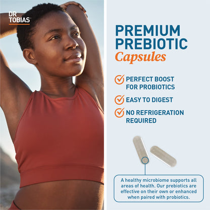 Dr. Tobias Prebiotics, Supports Digestion & Gut Health, Feed Good Probiotic Bacteria Dr. TobiasUS supplements