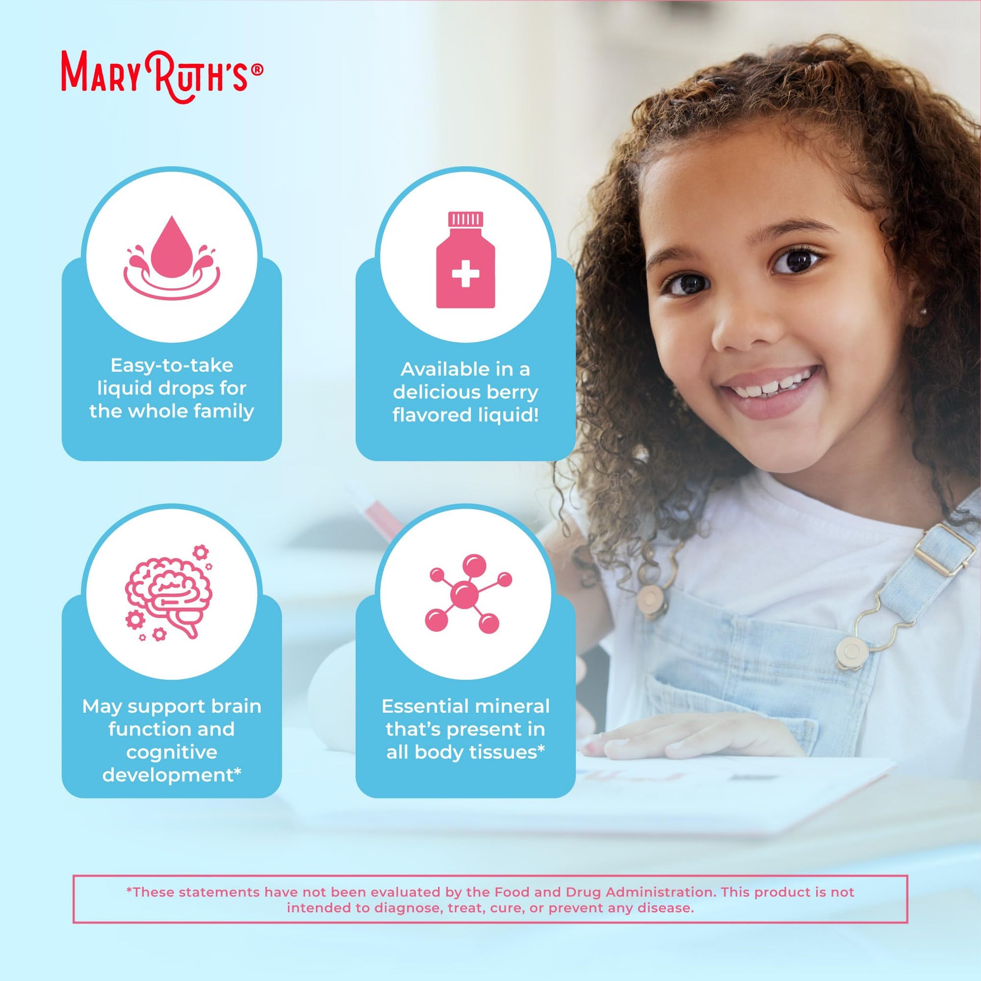 MaryRuth Organics Zinc Supplement for Immune Support, Immune Support Supplement for Kids, Ages 4-13, Zinc Sulfate, Vegan, USDA Organic, Glycerin Based, 2 Fl Oz MARYRUTH'SUS supplements
