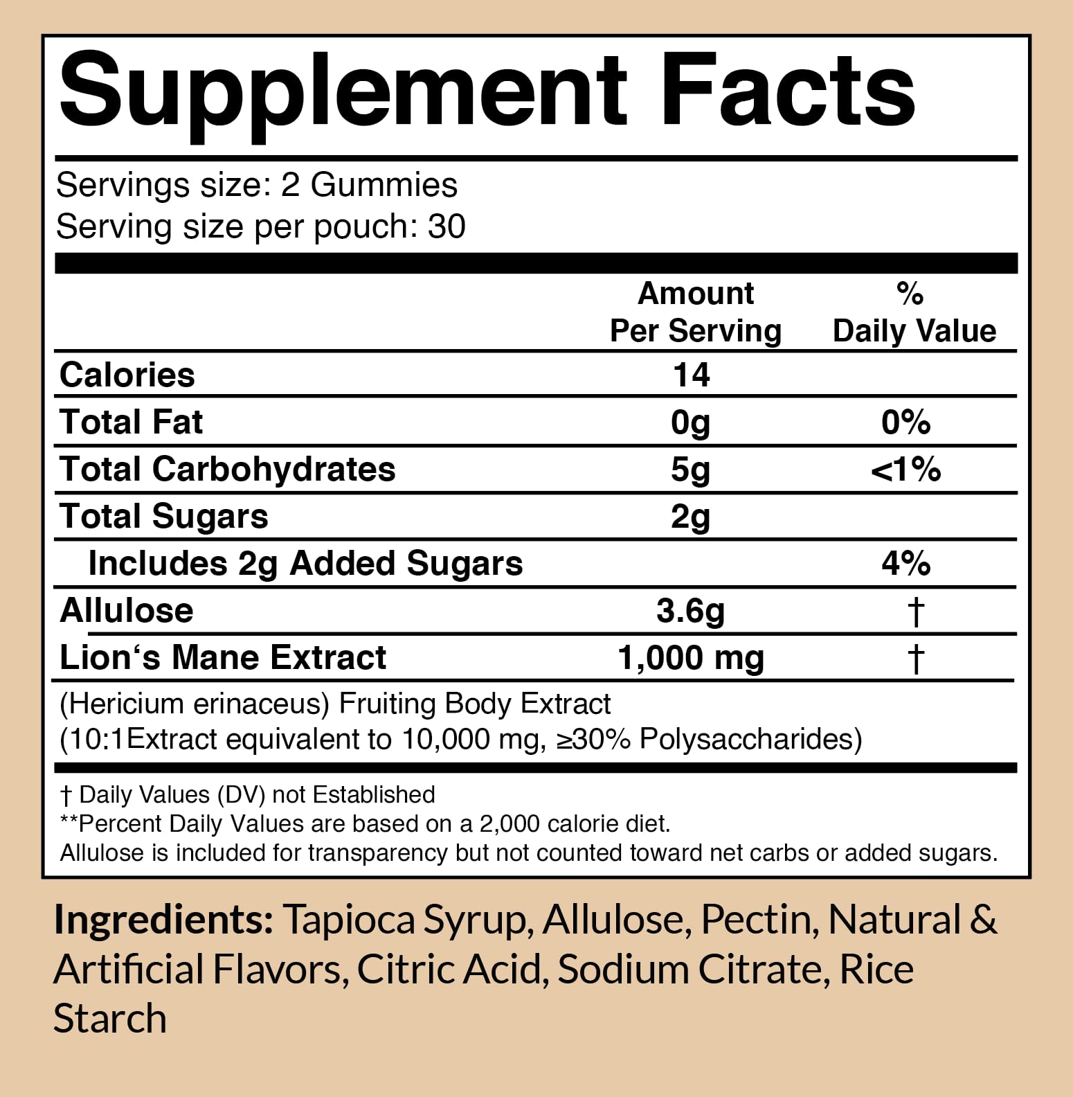 Erth Wellness Lion’s Mane Mushroom Gummies – 10,000mg Fruiting Body Extract per Serving – Brain & Focus Support – Daily Nootropic – Vegan, Low Sugar, Non-GMO – 60 Ct Erth WellnessAu supplements