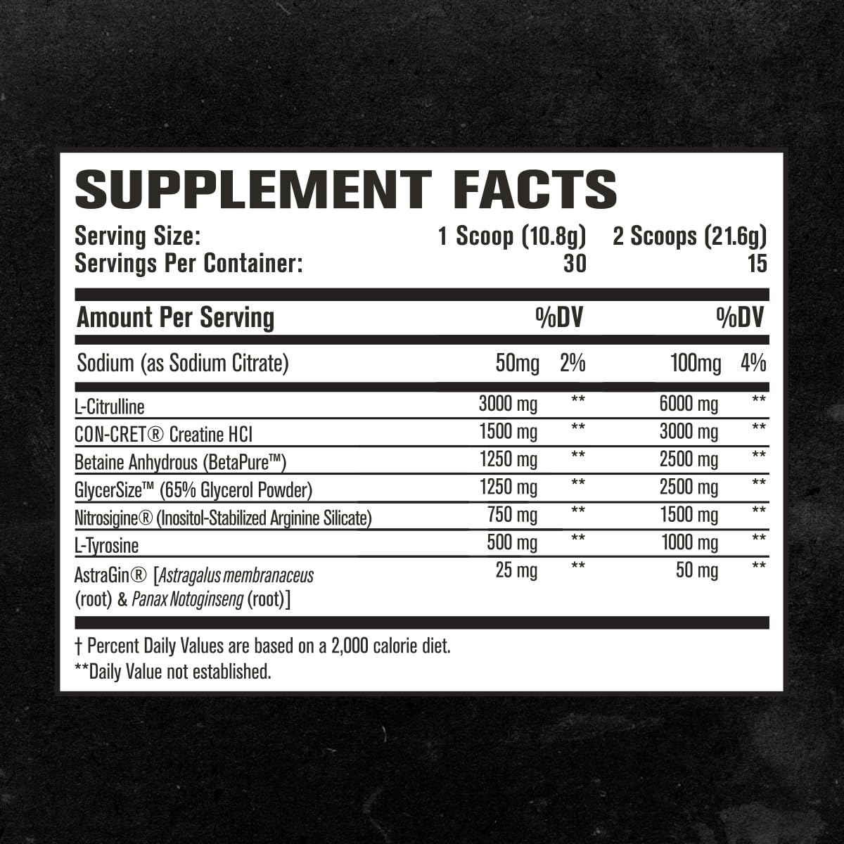 Nitric Surge Stim Free Pre Workout Powder - Caffeine Free Nitric Oxide Supplement Jacked FactoryAu supplements