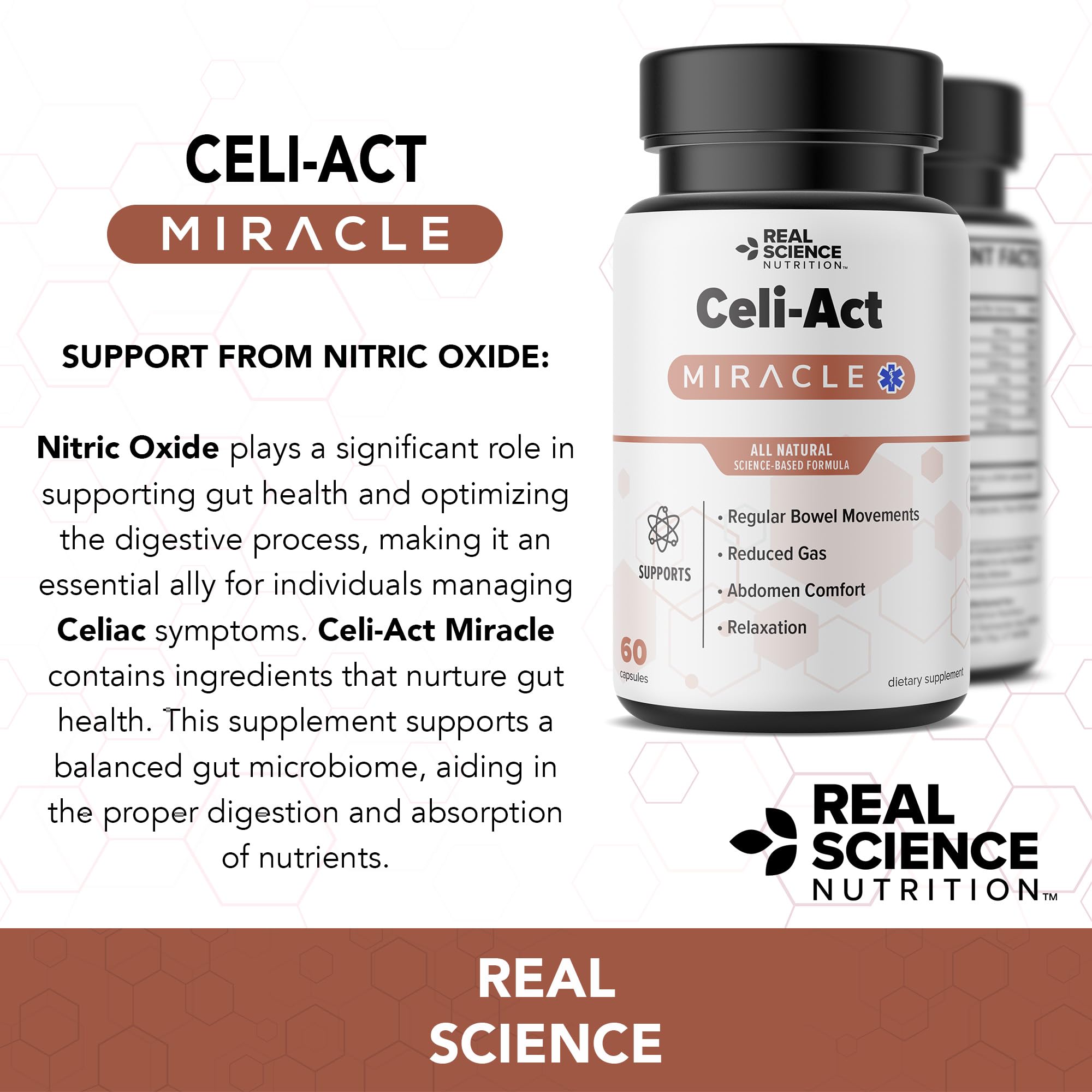 Real Science Nutrition Celi-Act Miracle is a Natural Supplement to Support Celiac Discomfort and Digestive Health Real Science NutritionAu supplements