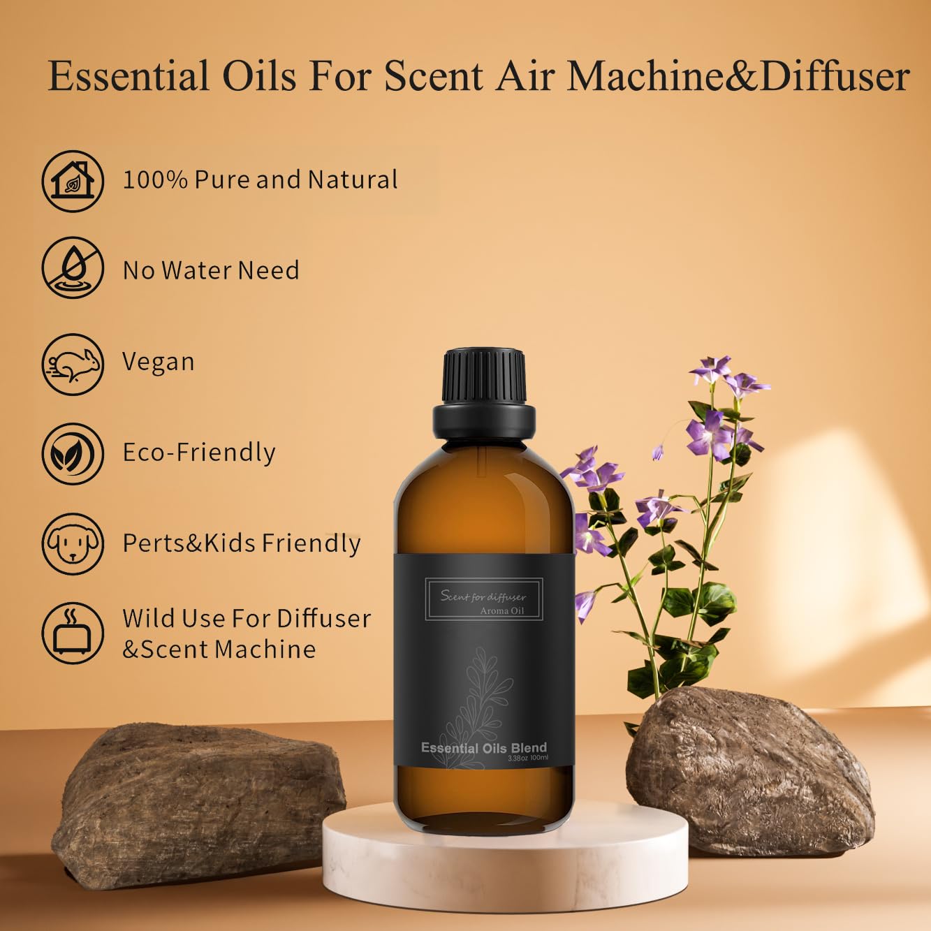 Homnas White Tea Essential Oil 100ML, Hotel Collection 100% Pure and Natural Aromatherapy Oil homnasAu supplements