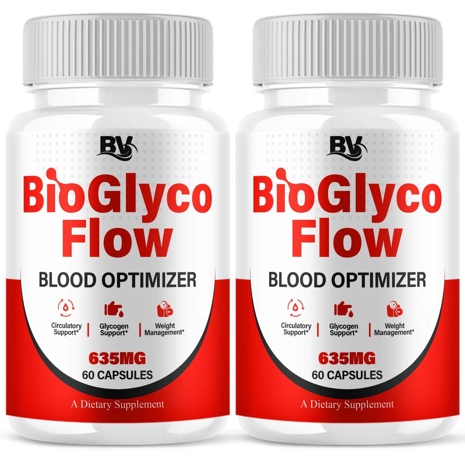 BioGlyco Flow Advanced Daily Multivitamin Health Support and All Natural Wellness Supplement Formula, BioGlyco Flow Premium Health and Wellness Support Formula Supplement (2 Pack - 120 Capsules) BLUE VIBEAu supplements