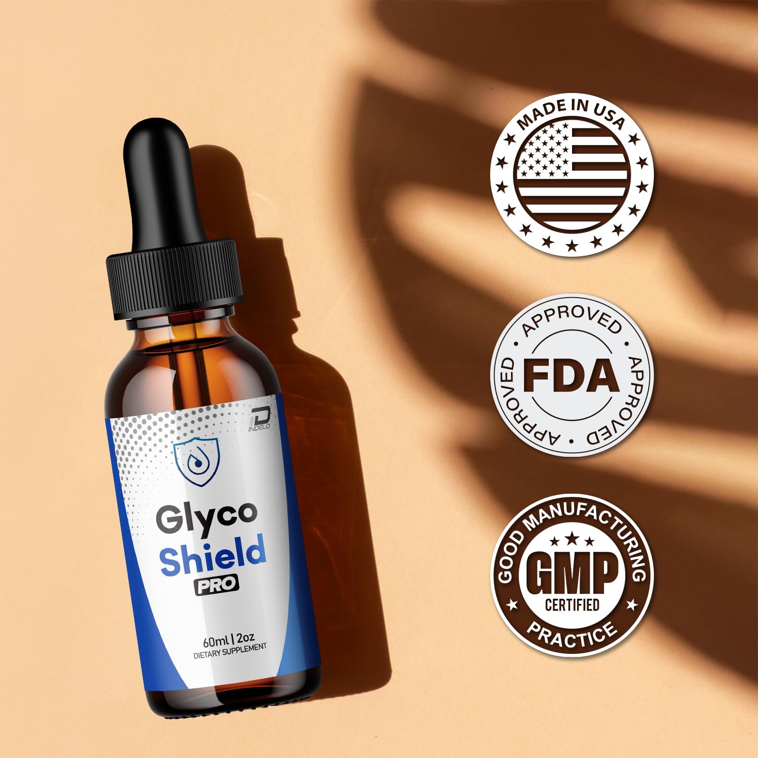 Indelo Glyco Shield Pro Healthy Formula – GlycoShield Pro All Natural Healthy Levels - Extra Strength Liquid, GlycoShieldPro Reviews (3 Pack – 3 Month Supply) IndeloAu supplements
