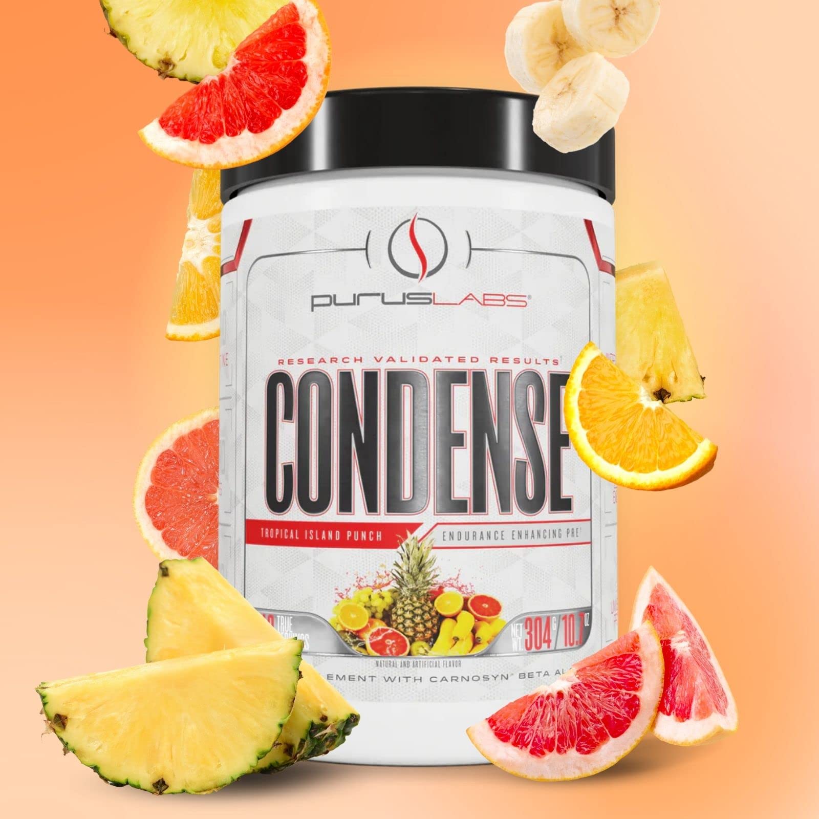 Purus Labs CONDENSE PreWorkout Powder, 40 Servings (Tropical Island Punch) Purus LabsAu supplements