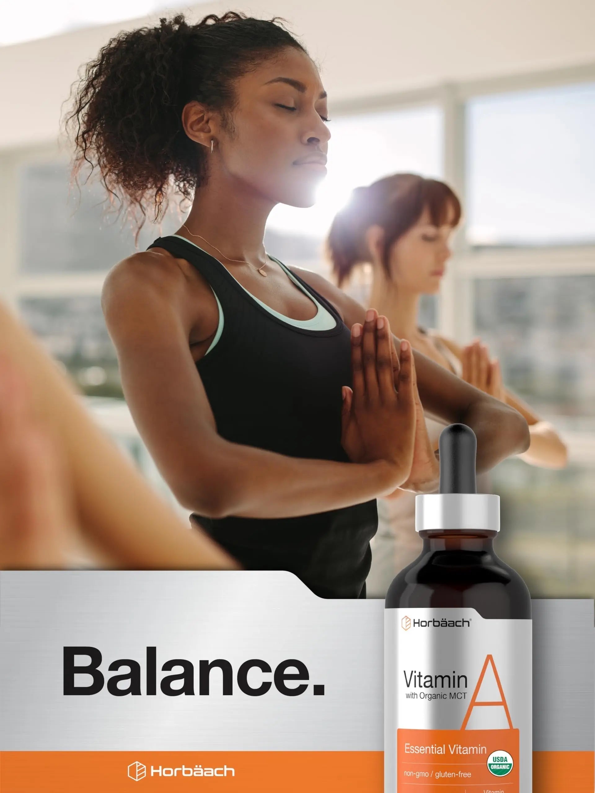 Horbäach Vitamin A Liquid | 4 fl oz | Supplement with Organic Fractionated Coconut Oil | Non-GMO, Gluten Free HorbäachAu supplements