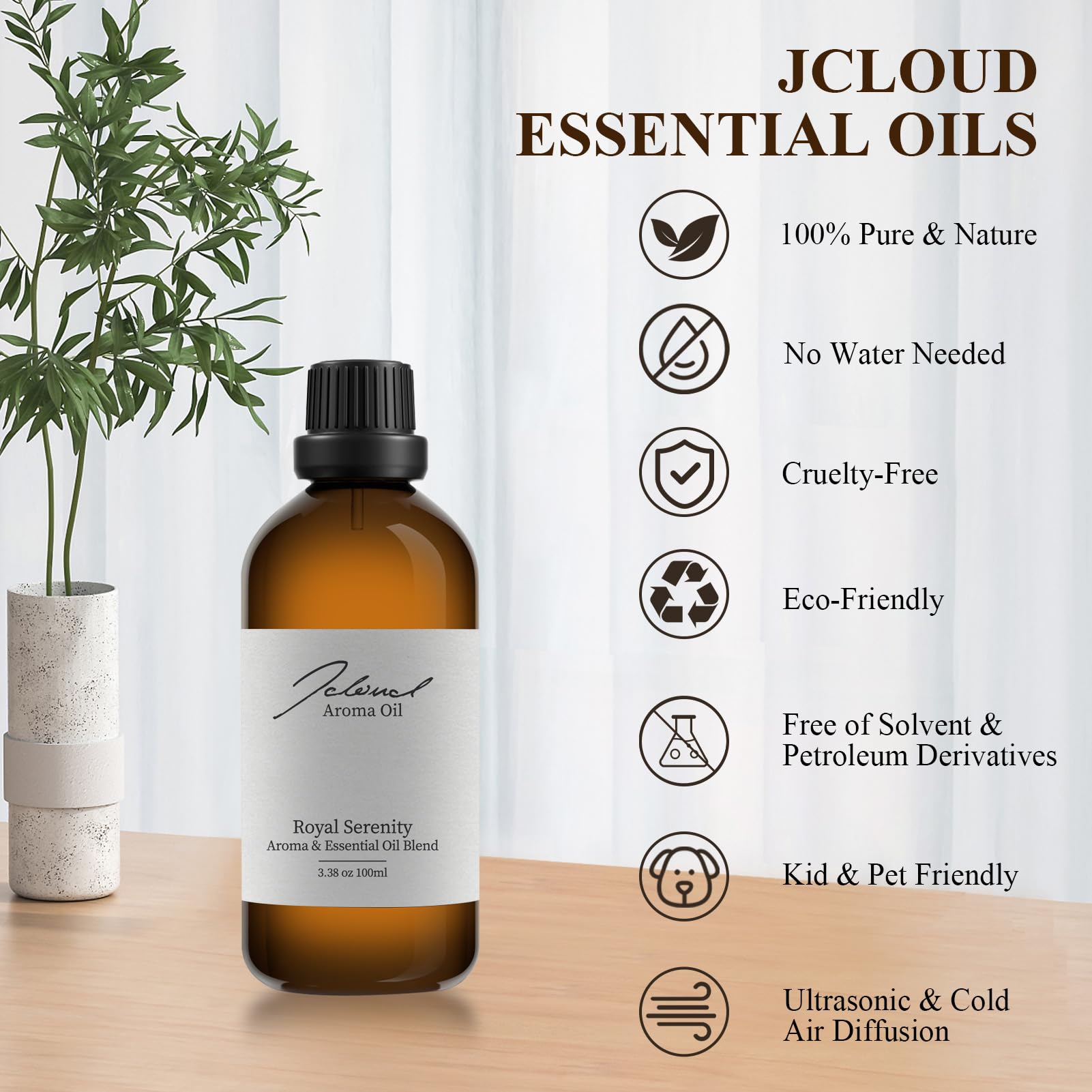 JCLOUD Royal Serenity Essential Oil Inspired by Ritz-Carlton Hotel | Hotel Collection - Pure Aromatherapy JCLOUDAu supplements