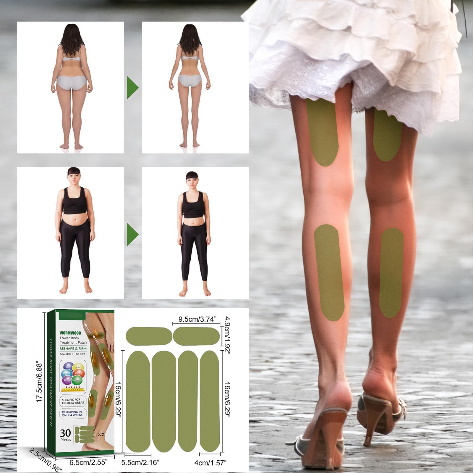 Herballegs Cellulite Reduction Patches, Herbal Legs Cellulite Reduction Patches, Herbalfusion Cellulite KTMDAKAu supplements