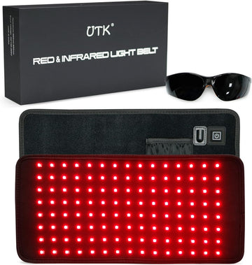 UTK Red Light Therapy Pad for Body Pain Relief, LED 660＆850nm Wearable Wrap Deep Therapy UTKAu supplements