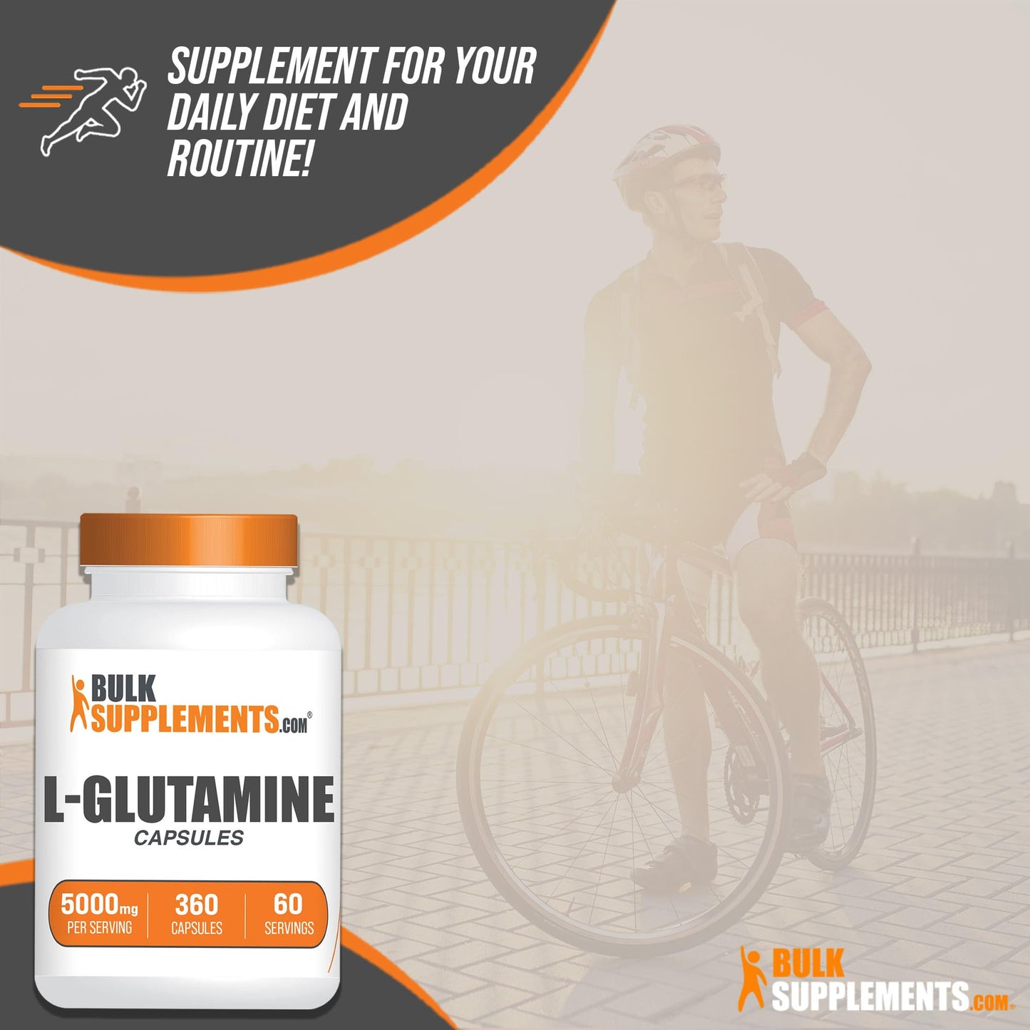 BULKSUPPLEMENTS.COM L-Glutamine Capsules - Glutamine Supplement, L Glutamine BULKSUPPLEMENTS.COMUS supplements