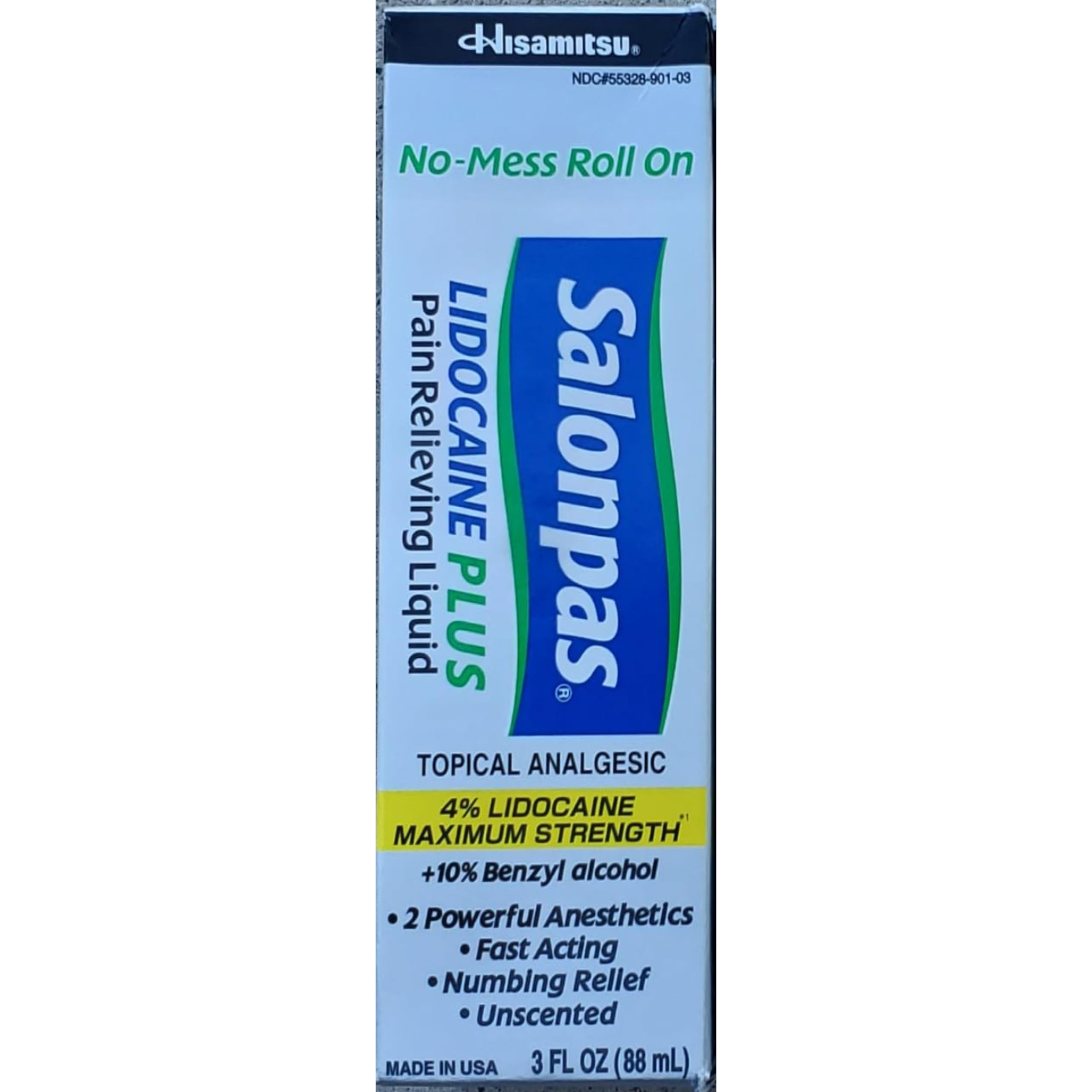 Salonpas LIDOCAINE Plus Liquid (Pack of 4) SalonpasAu supplements