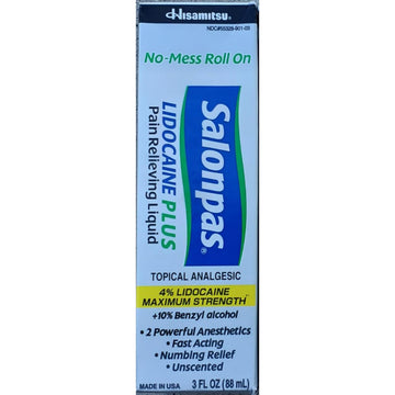 Salonpas LIDOCAINE Plus Liquid (Pack of 4) SalonpasAu supplements