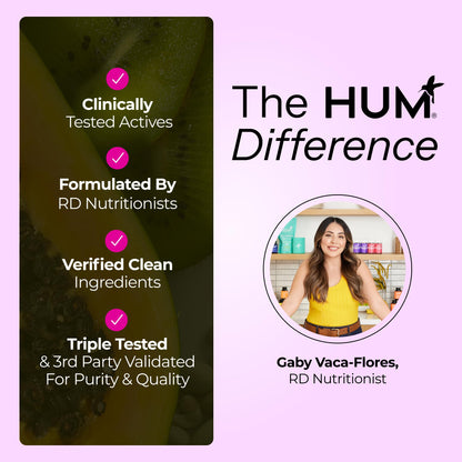 HUM Calm Ashwagandha Gummies for Women and Men, L-Theanine Ashwagandha Supplements for Daily Relaxation & Clarity Support, Vegan Fast Acting Gummy Formula, Mixed Berry Flavor, 60 Gummies HUMUS supplements