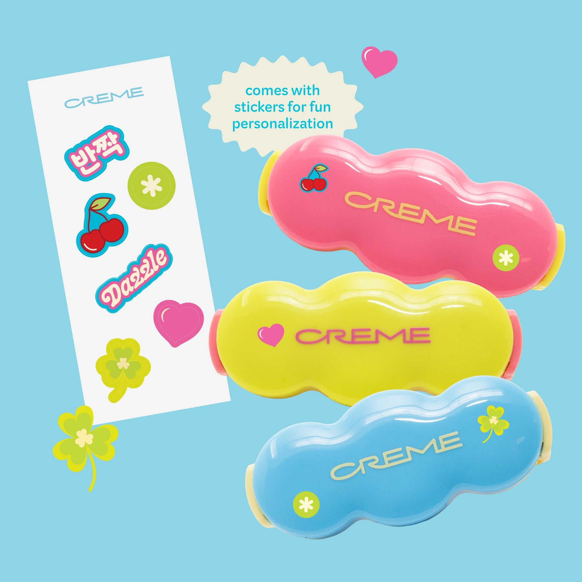 The Crème Shop Shimmer Pop Clip-On Lip Gloss | Korean Makeup, Cute Clip Accessory, Hydrating, Non-Sticky, Shea Butter, Hyaluronic Acid, Vitamine E- Gravity Glow The Crème ShopAu supplements